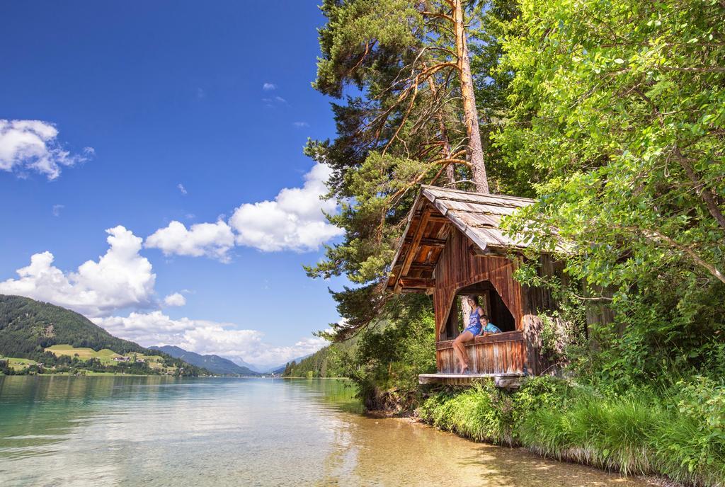 Ferienwohnung Haus Kalt Weissensee Exterior foto